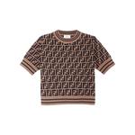 Детский свитер FENDI, коричневый - фото