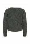 Кардиган VILA Cardigan, Dark Grey Melange/Mottled Dark Grey - фото 5