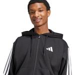 ADIDAS Толстовка с капюшоном 3S FL FZ HD - фото 4