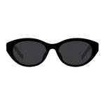 SAINT LAURENT Солнцезащитные очки овальной формы Eyewear Oval Frame, Black - фото 7