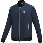 Куртка-бомбер с нашивкой логотипа Ea7 EMPORIO ARMANI, темно-синий - фото 4