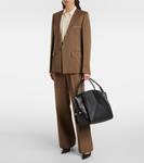 Кожаная сумка-тоут Victoria Victoria Beckham, черный - фото 5