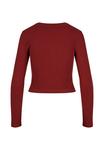 Футболка Karl Kani SMALL SIGNATURE LS, Dark Red/Red - фото 6