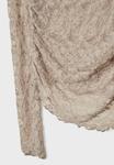Блуза Stradivarius Blouse, Mottled Light Brown - фото 8