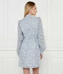 Платье женское Guess Jeans Аделаида с цветочным принтом, сине-белый - фото 3