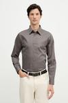 Хлопковая рубашка Armani Exchange, серый - фото
