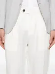 Брюки с защипами Eleventy, белый - фото 5