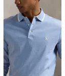 Футболка поло Slim fit Polo Ralph Lauren, синий - фото 4
