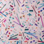 Комплект Пододеяльников "Карандаш" 200X200 Bassetti, розовый - фото 2