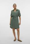 Платье Vero Moda VMALVA KURZES, Laurel Wreath/Mottled Green - фото 5