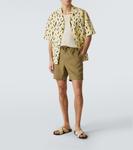 Льняные бермуды Alex Orlebar Brown, Agave Green - фото 2