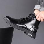 Мужские ботинки Cahhrrn X Martin Boot Men Beige Weishibangwei - фото 12