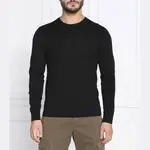 Шерстяной свитер обычного кроя Michael Kors, черный - фото