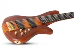 Электрический бас-гитара Schecter Stiletto Studio-6. Медовый атлас (HSN) - фото 10