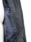 Кожаная куртка 7eleven Serace, темно синий - фото 3