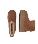 Ботинки зимние UGG Classic Mini на платформе, коричневый - фото 4