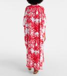 Кафтан Vanessa с принтом Melissa Odabash, Red Coral - фото 3