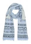 Шарф COMMA, темно-синий/светло-синий - фото