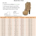 Ботинки Scaoruki Classic Platform Booties, 102 Brown - фото 7