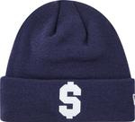 Шапка Supreme x New Era $ 'Navy', синий - фото