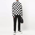 Свитер мужской Kenzo в клетку, белый / черный - фото 2
