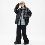 Ice flying Кожаная куртка унисекс, Coffee[Flagship] - фото 6