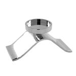 Подсвечник Fink Wave, серебряный - фото