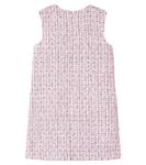 Платье букле Self-Portrait Kids, розовый - фото 4