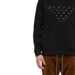 EMPORIO ARMANI Свитшот мужской черный FW23 - фото 6