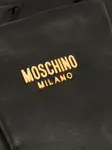 Перчатки с логотипом Moschino, черный - фото 2
