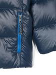 Patagonia Kids пуховик с капюшоном, синий - фото 3