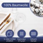 Скатерть Zollner белый, 140/240 см - фото 2