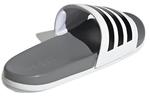 Adilette Comfort Slides Cloud Белый Core Черный Серый Три Adidas - фото 4