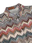 Платье с узором "зигзаг" Missoni Kids, синий - фото 3
