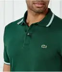 Футболка поло Regular fit Lacoste, зеленый - фото 4