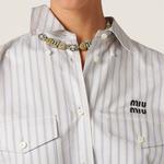 Футболка женская Limestone MIU MIU - фото 6