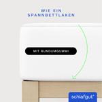 Наматрасник Schlafgut белый, 140/200 см - фото 8