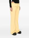 Courrèges широкие брюки с логотипом, желтый - фото 3