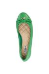 Кожаные балетки «Hallo» Dune London, зеленый - фото 4