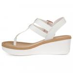 Босоножки на танкетке Bianca Journee, белый - фото 4