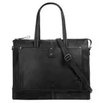 Шопер Zanzibar, натуральная кожа Sansibar, черный - фото