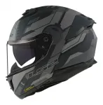 Шлем LS2 Stream II Shadow LS2 Helmets, серый/черный - фото 4