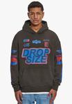 Толстовка DROPSIZE RACING, цвет washed black - фото