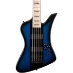 Джексон Дэвид Эллефсон Signature Kelly Bird V Электрический бас-гитара Blue Burst Maple Fingerboard - фото