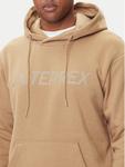 Свитшот regular fit Terrex Multi Large Logo JM2821 Adidas, бежевый - фото 4