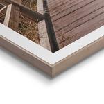 Картина с рамкой Reinders Brücke zum Strand, бежевый - фото 4