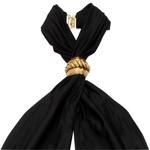 Комбинезон Saint Laurent Jeweled Halter Jumpsuit Black, черный - фото 2