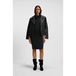 Платье с асимметричным вырезом BOSS, черный - фото 2