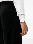 Бархатные брюки прямого кроя Comme Des Garçons Shirt, черный - фото 5