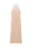 Платье Mango SEQUINED HALTER NECK , Nude - фото 6